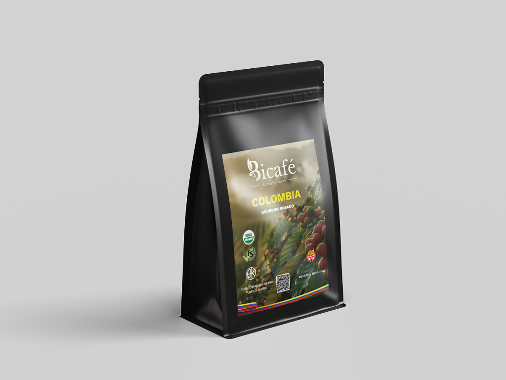 cafe colombia bourbon rosado